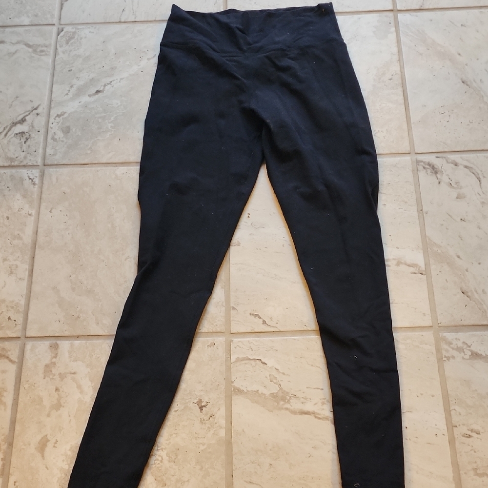 Black TNA Womens Sm Leggings